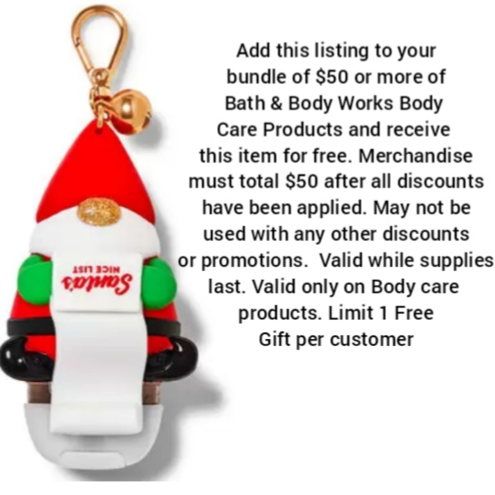 Santa Gnome Pocketbac Holder - Picture 2 of 6